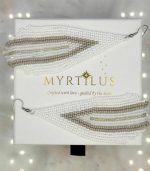 Myrtilus Lampwork Drop Earrings