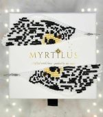 Myrtilus Lampwork Drop Earrings