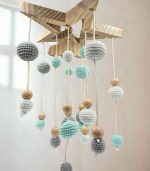 Handmade Crochet Baby Mobile by Myrtilus