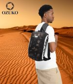 OZUKO 9281 Reflective Anti-Theft Sling Bag – Stylish Crossbody for Men with USB Charging - Image 13