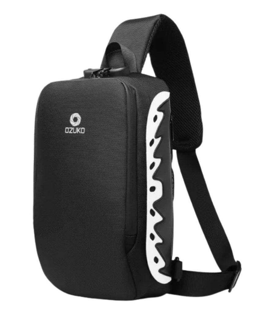 OZUKO 9281 Reflective Anti-Theft Sling Bag