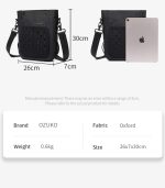 OZUKO 9783 Men's Urban Fashion Crossbody Bag