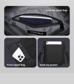 OZUKO 9783 Men's Urban Fashion Crossbody Bag