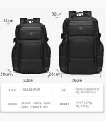 OZUKO 9792S Laptop Backpack