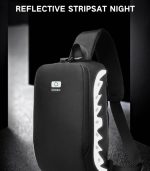 Ozuko 9281 Reflective Anti-Theft Sling Bag