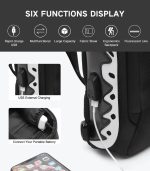 Ozuko 9281 Reflective Anti-Theft Sling Bag