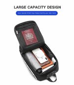 Ozuko 9281 Reflective Anti-Theft Sling Bag