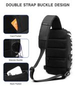 Ozuko 9281 Reflective Anti-Theft Sling Bag
