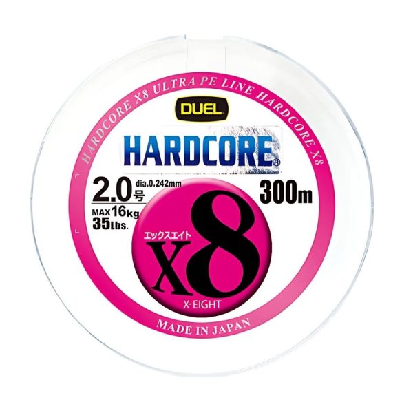 Duel Hardcore X8 300m Micro Pitch 8 Braided PE Line