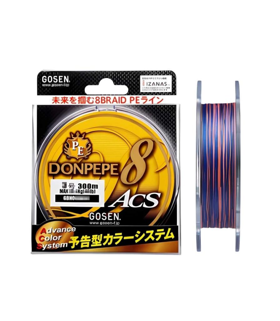 Gosen Don Pepe 8 ACS 300m Braided Fishing Line