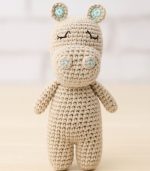 Myrtilus Crochet Hippo Stuffed Toy