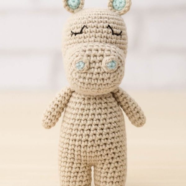 Myrtilus Crochet Hippo Stuffed Toy