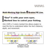 Varivas HighGrade PE x8 Marking Type II 200m