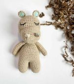 Myrtilus Crochet Hippo Stuffed Toy