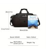 OZUKO 9651 Weekender Travel Duffle Bag