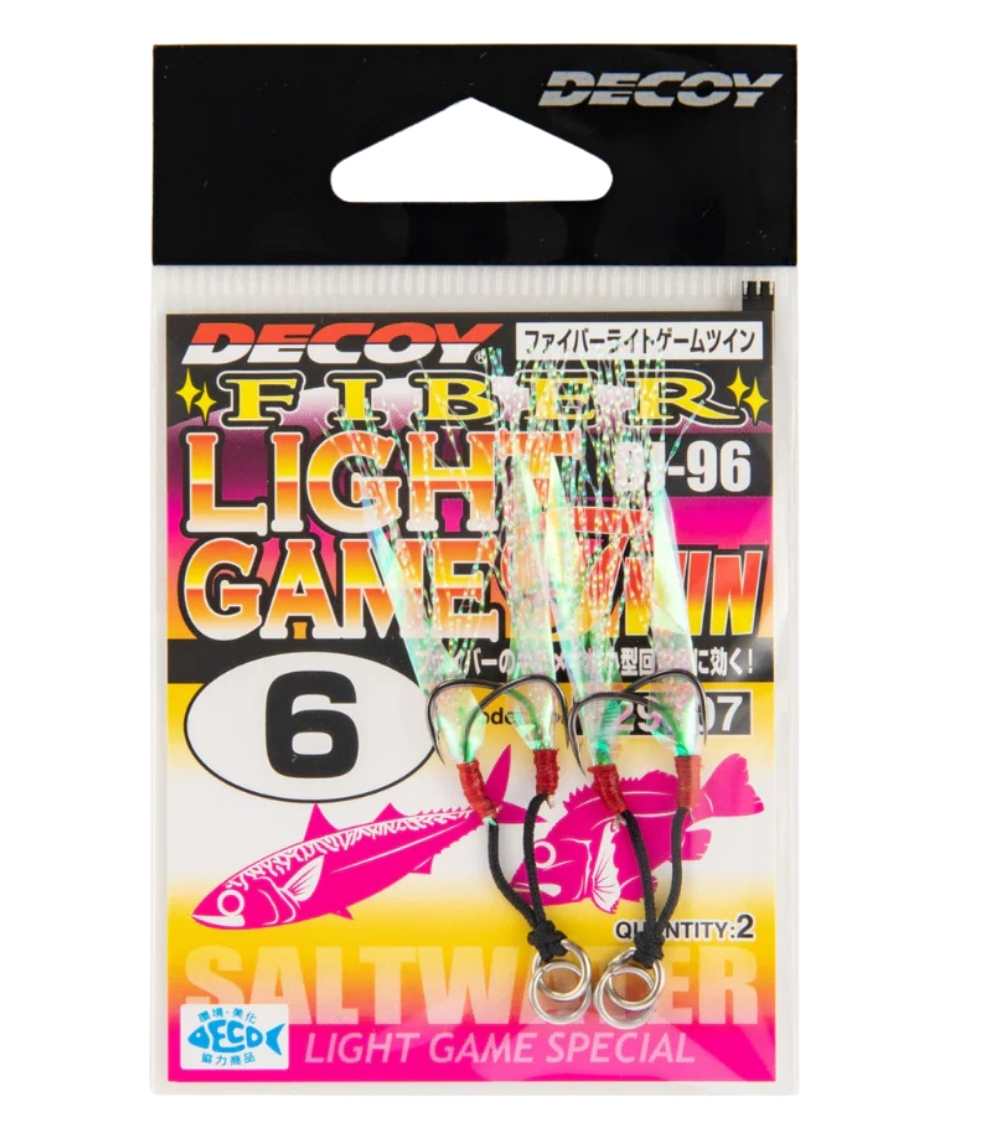 Arbafox-Decoy DJ 96 Fiber Light Game Twin Assist Hook Decoy DJ-96 Fiber Light Game Twin Assist Hook