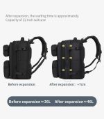 OZUKO 9762 3-in-1 Expandable Anti-Theft Travel Backpack for Unisex