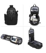 OZUKO 9844 Tactical Anti-Theft Shoulder Bag for Men
