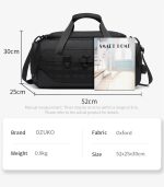 OZUKO 9880 Durable Oxford Gym and Travel Duffel Bag for Unisex