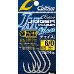 Owner Cultiva 12327 JF-39 Jigger Medium Chase Jigging Hook