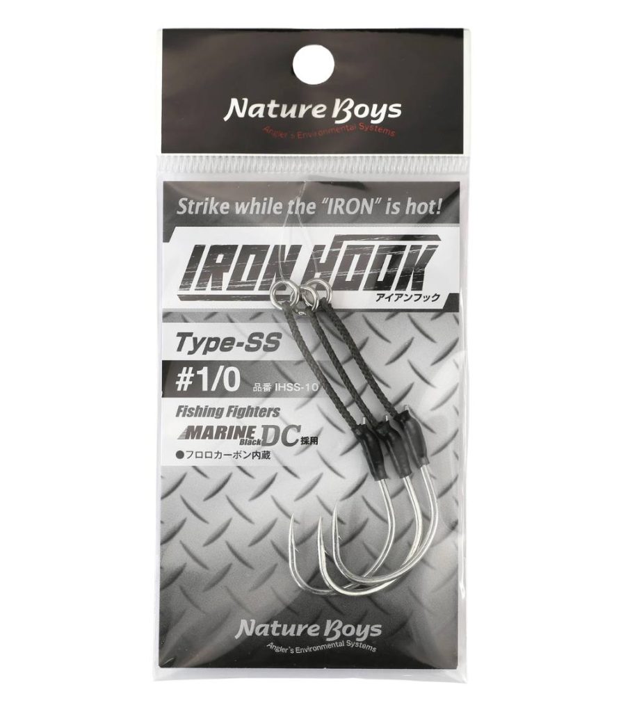 Nature Boys Iron Hook Type-SS Single Assist Hook