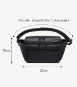 OZUKO 9237 Water-Resistant Waist Bag