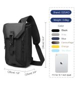 OZUKO 9334 Water-Resistant Sling Bag