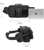 OZUKO 9449 Anti-Theft Waist Sling Bag
