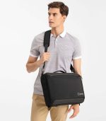 OZUKO 9490 Water-Resistant City Briefcase Messenger Backpack