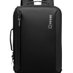 OZUKO 9490 Water-Resistant City Briefcase Messenger Backpack
