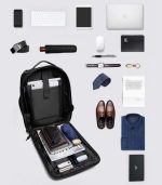 OZUKO 9490 Water-Resistant City Briefcase Messenger Backpack