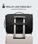 OZUKO 9490 Water-Resistant City Briefcase Messenger Backpack