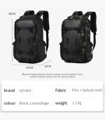 OZUKO 9587 Anti-Theft Sports & Travel Backpack