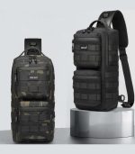 OZUKO 9661 Waterproof Anti-Theft Sling Bag for Men