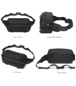 OZUKO 9676 Outdoor Tactical Waist Bag for Men