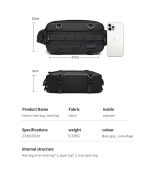 OZUKO 9676 Outdoor Tactical Waist Bag for Men