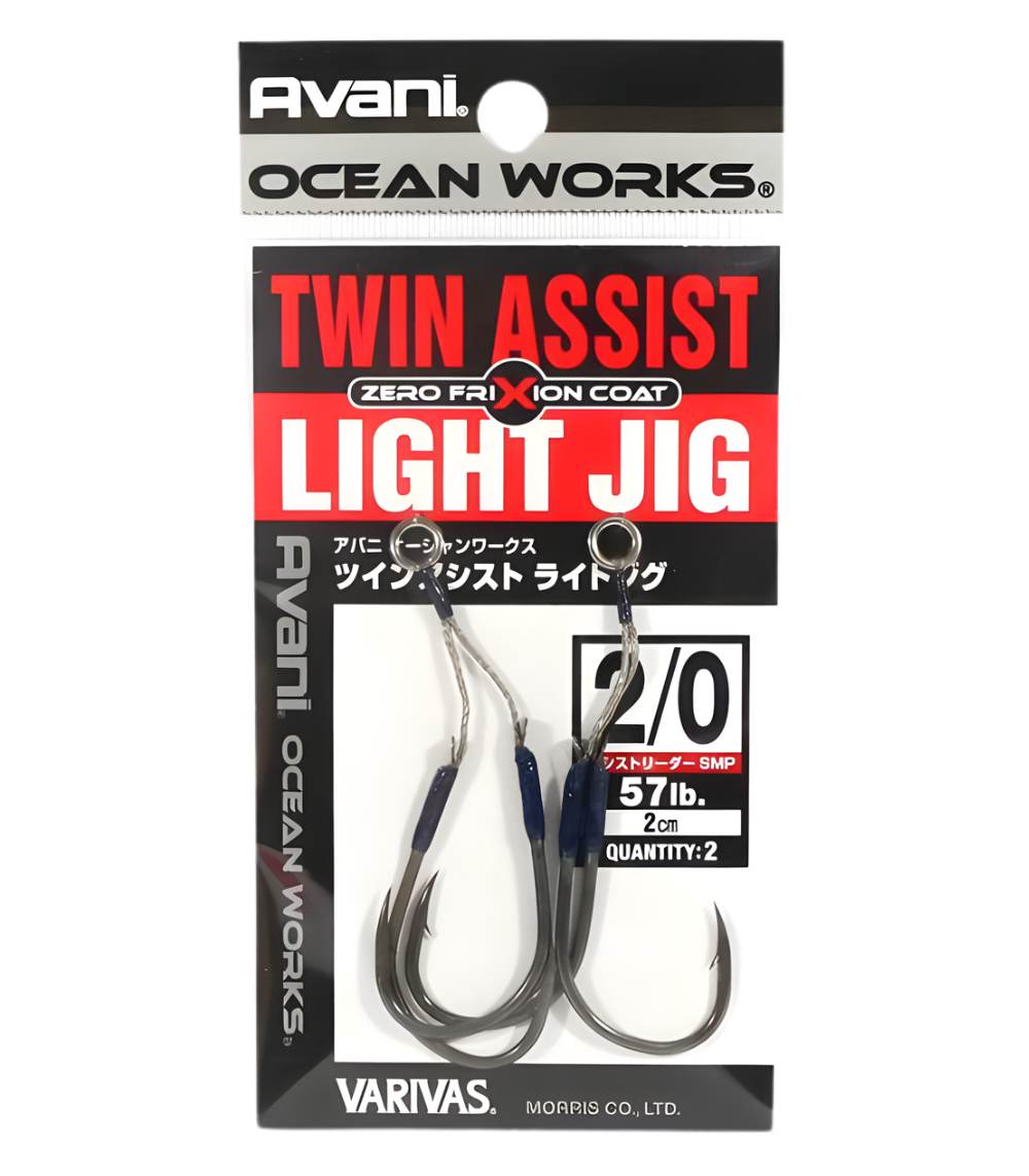 Arbafox-Varivas AH 62 Ocean Works Twin Assist Light Jig (1) Varivas AH-62 Ocean Works Twin Assist Light Jig