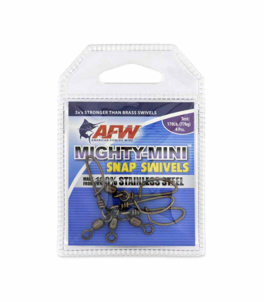 AFW Mighty Mini Stainless Steel Snap Swivels Size #3