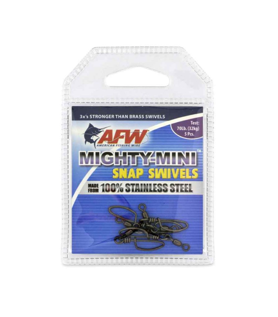 AFW Mighty Mini Stainless Steel Snap Swivels