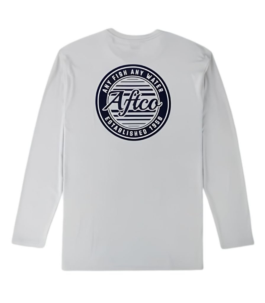 AFTCO Men’s Ocean Bound UPF Long Sleeve Performance Shirt