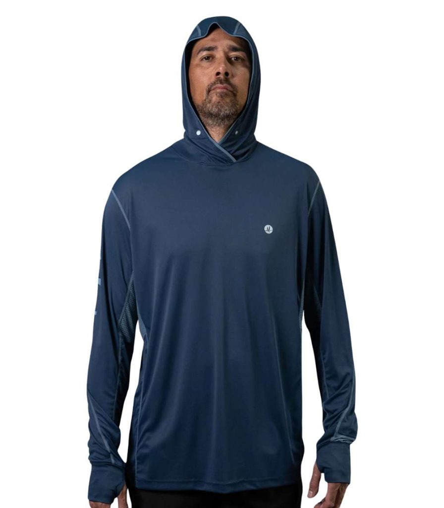 Malosi Eclipse Pro Navy Long Sleeve Fishing Shirt