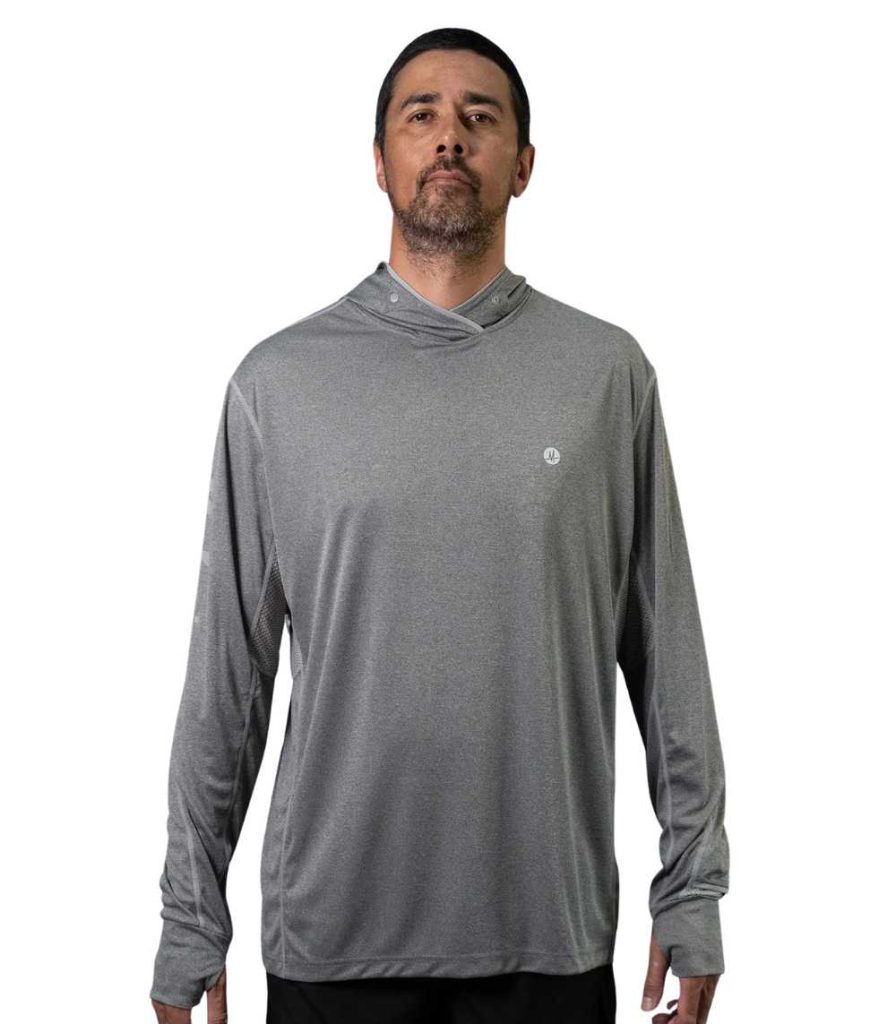Malosi Eclipse Pro Grey Long Sleeve Fishing Shirt